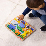 Melissa & Doug Safari Wooden Chunky Puzzle (8 pcs) for Toddlers and Preschoolers, FSC Certified, Ages 2+