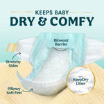 Pampers Swaddlers Diapers, Size 1 (8-14 lbs), 198 Count, Fragrance Free, Hypoallergenic, Absorbent, Pediatrician Recommended, Skin Safe