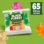 Black Forest USDA Organic Gummy Bears - 65 Pouches - .0.8Oz Each