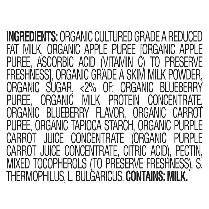 Happy Baby Organics Baby Snacks, Greek Yogis, Freeze Dried Yogurt &Veggie Fruit Snacks, Gluten Free Snack for Babies 9+ Months, Blueberry & Purple Carrot, 1 Ounce