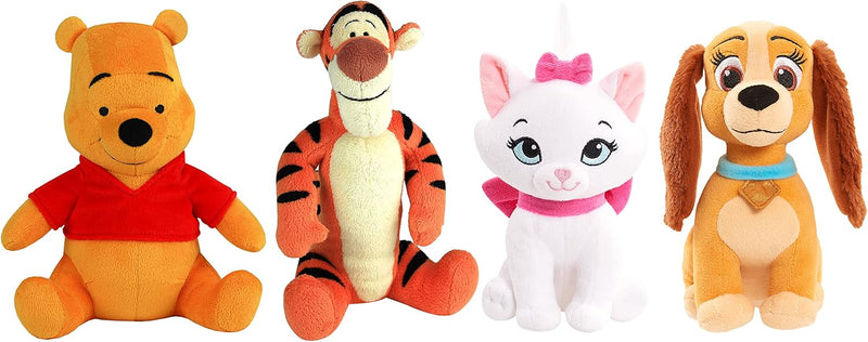 Disney Collectible 7.2-inch Winnie the Pooh Beanbag Plush, Super Soft Plush Fabric, Kids Toys for Ages 2 Up by Just Play