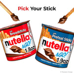 Nutella & GO! Chocolate Hazelnut Spread with Cocoa + Breadsticks, 10 Snack Packs, 1.8 oz Each
