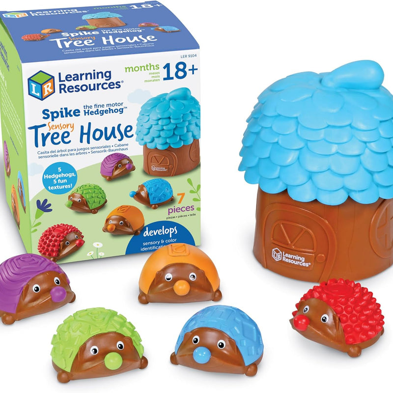 Learning Resources Spike The Fine Motor Hedgehog, Toddler Montessori Toy, Stacking Shape, Gifts For Boys And Girls