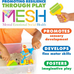 Creativity for Kids Sensory Bin: Construction Zone Playset for Preschool Learning Activities Ages 3-5+