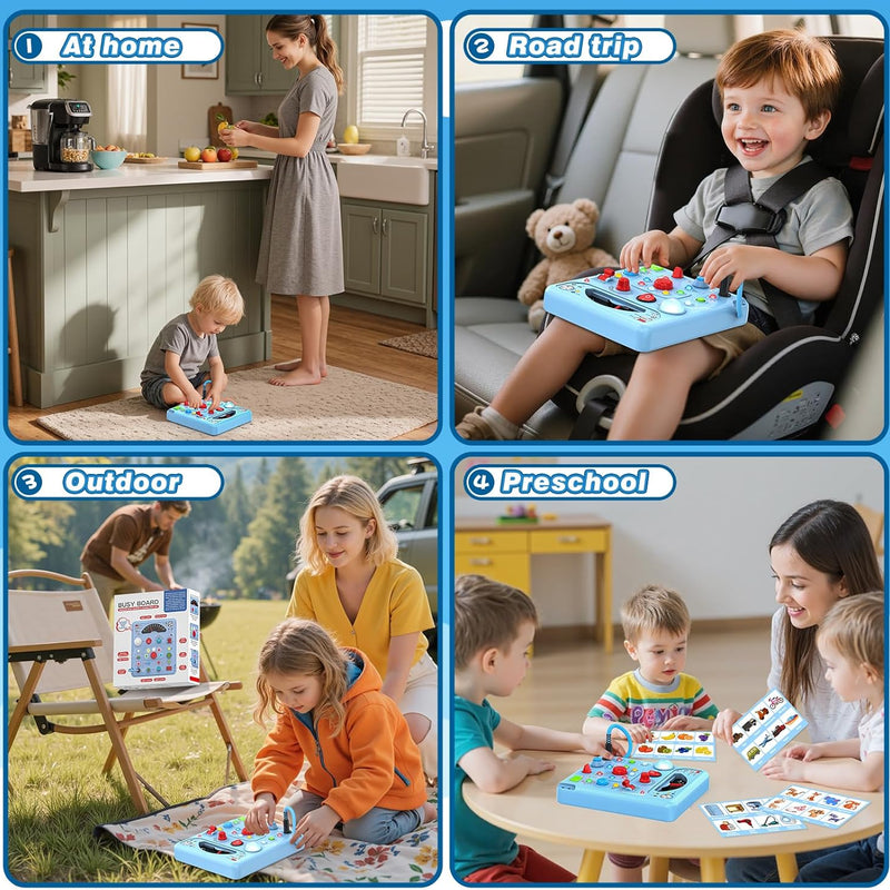busy-board-montessori-toys-for-toddlers-1-2-3-4-year-old-with-13-led-lights-and-sensory-activities