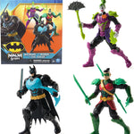 DC Comics, Batman Ninja Strike 6" 3-Pack Battle Set Action Figures with Pop-Out Ninja Accessories, Super Hero Kids Toys for Boys and Girls Ages 3 & Up