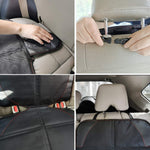 MORROLS Car Seat Protector for Child, Baby, Pets -1 Pack car seat Cover with Thick Padding- Waterproof Universal Size with Mesh Pockets (Black)