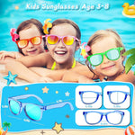GKTZ Kids Sunglasses Party Favors - Neon Sunglasses with UV 400 Protection for Kids