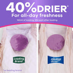Always Discreet Adult Diapers for Women, Incontinence Underwear, Postpartum Essentials, Disposable Briefs, Max Absorbency, Bladder Leak Protection, Large, 17ct