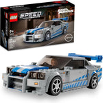 LEGO 2 Fast 2 Furious 76917 Nissan Skyline GT-R R34 Race Car Toy Kit with Minifigure, 2023