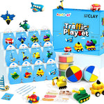 Aestd-ST Air Dry Clay Kit - Animal Theme, Modeling Clay for Kids | DIY Magic Clay with Sculpting Tools and Tutorials, 12 Boxes Molding Clay, Soft & Non-Sticky, Arts and Crafts Gift for Kids