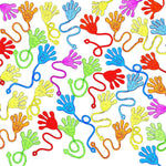 JOYIN 48Pcs Glitter Sticky Hands Party Favors for Kids, Holiday Traditions, Classroom Treasure Box Carnival Prizes Bulk Pinata Stuff Mini Toys