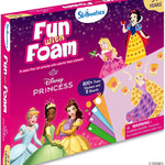 Skillmatics Foam Sticker Art – Disney Princess, 800+ 3D Foam Stickers, Mess-Free Fun for Kids, DIY Felt Craft Kits, Gifts for Fans of Cinderella, Belle, Rapunzel, Ages 3, 4, 5, 6, 7