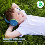 iClever BTH20 Active Noise Cancelling Headphones for Kids, 60H Battery, Type-C Fast Charging, Safe 80dBA Volume