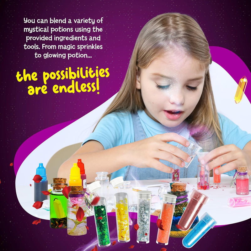 Fairy Magic Potion Kit for Kids - Magical Workshop Craft Kits - Girls Gifts | Birthday Gifts for Girls - 6 7 8 9 10 Year Old Girl Gift Ideas - Toys for 8-10 7-8 - Arts and Crafts for Kid Ages 6-8 Years