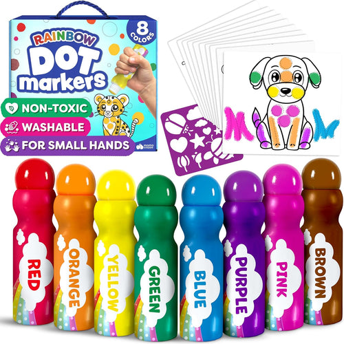 Dot Markers For Toddlers 1-3 Washable Dot Art Paints For Kids Arts and Crafts