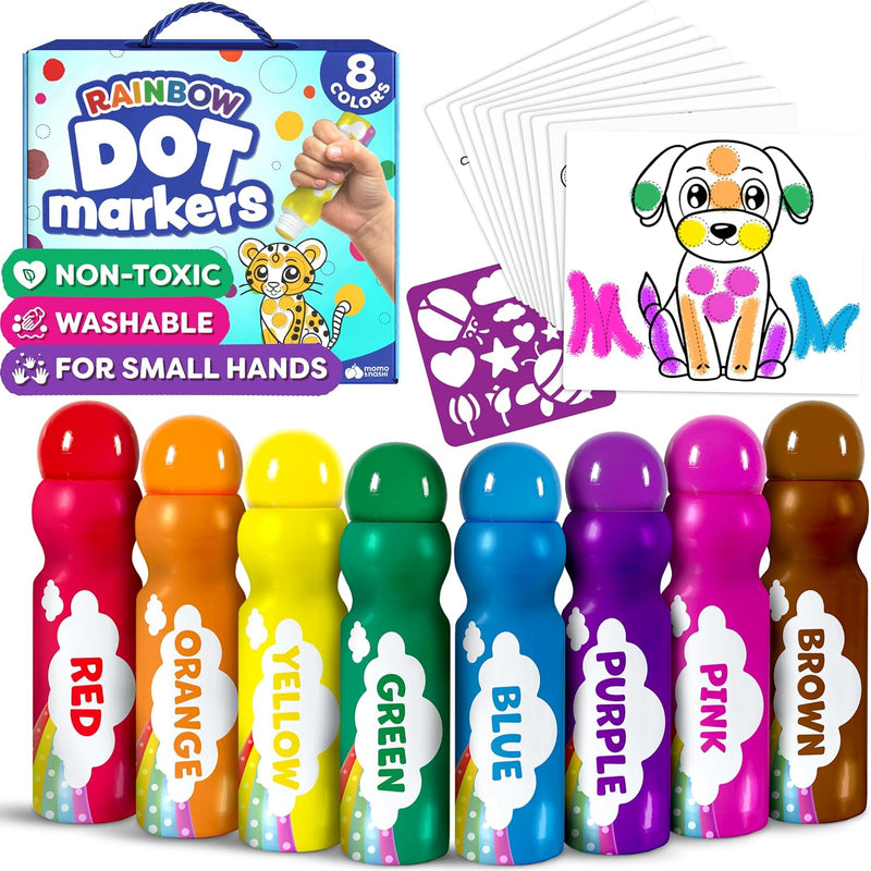 Dot Markers For Toddlers 1-3 Washable Dot Art Paints For Kids Arts and Crafts
