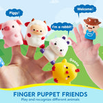Play-Act Learning Toy for Toddlers, 1-3 Years Old, Counting, Matching & Sorting Montessori Learning Farm Train with 9 Farm Animals