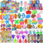 124 Pcs Party Favors Toys Set for Kids 4-8, Birthday Gifts, Goodie Bag Stuffers, Treasure Box Prizes