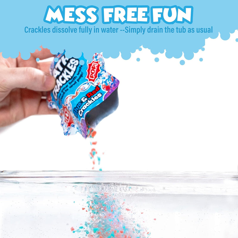 Tub Works Bath Crackles - 12 Pack, Nontoxic & Fragrance-Free Bath Toy for Kids