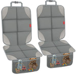 Car Seat Protector, Carseat Seat Protectors with Thick Padding No Imprints | Non-Slip Backing, Waterproof, Universal Fit, Heat Resistant, 600D Fabric Car Seat Covers with Storage Pockets for Baby