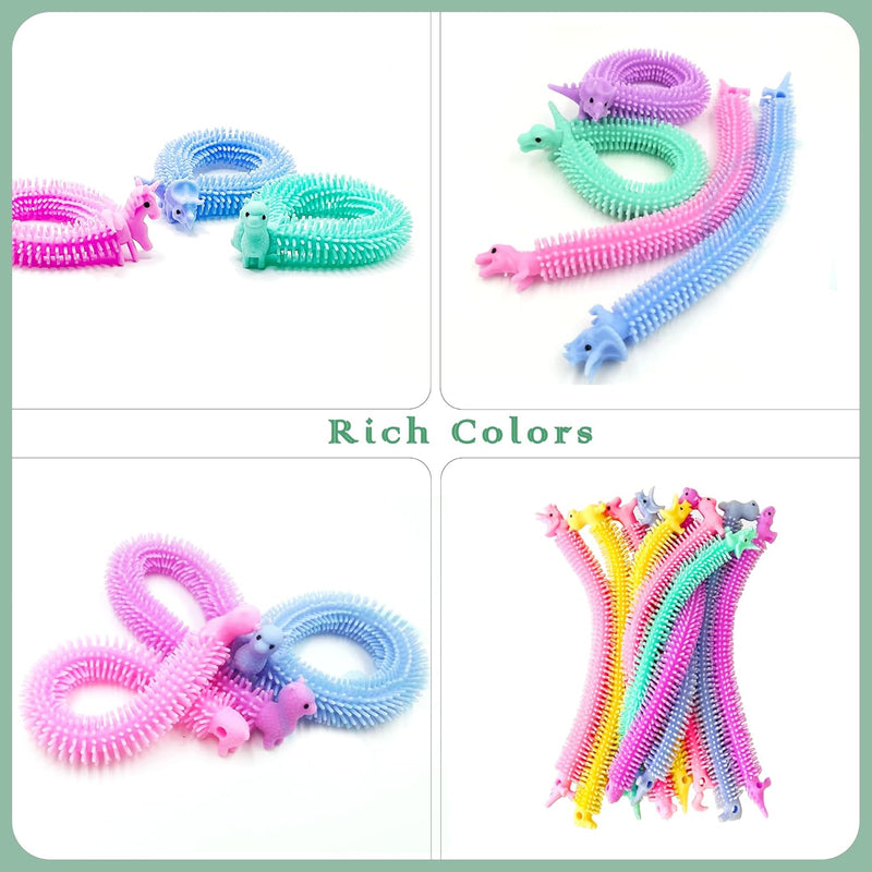 yzxodn 30 pack stretchy strings fidget toys bulk for kids stress relief sensory toys