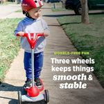 Radio Flyer My 1st Scooter, Red, 3-Wheel Balance Scooter for Kids 2-5 Years Old, Extra Wide Base and Easy Foot Brake