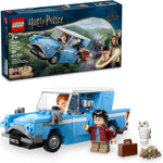 LEGO Harry Potter Flying Ford Anglia toy car with 2 minifigures for role play fantasy playset