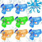 Mini Water Gun for Kids Toddler: 2 Pack Water Guns Soaker Squirts Blasters with Trigger for Boys Girls Bath Toys - Ideal Pool Toys Summer Outdoor Beach Fighting Play