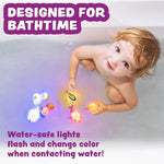 Tub Works® Mermaid Lagoon™ Light Up Bath Toys, 6 Pack | Water-Activated Flashing Color-Changing Sensory Toys