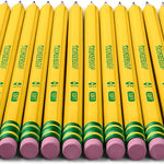 Ticonderoga Wood-Cased Pencils, Pre-Sharpened, 2 HB Soft, Yellow, 240 Count