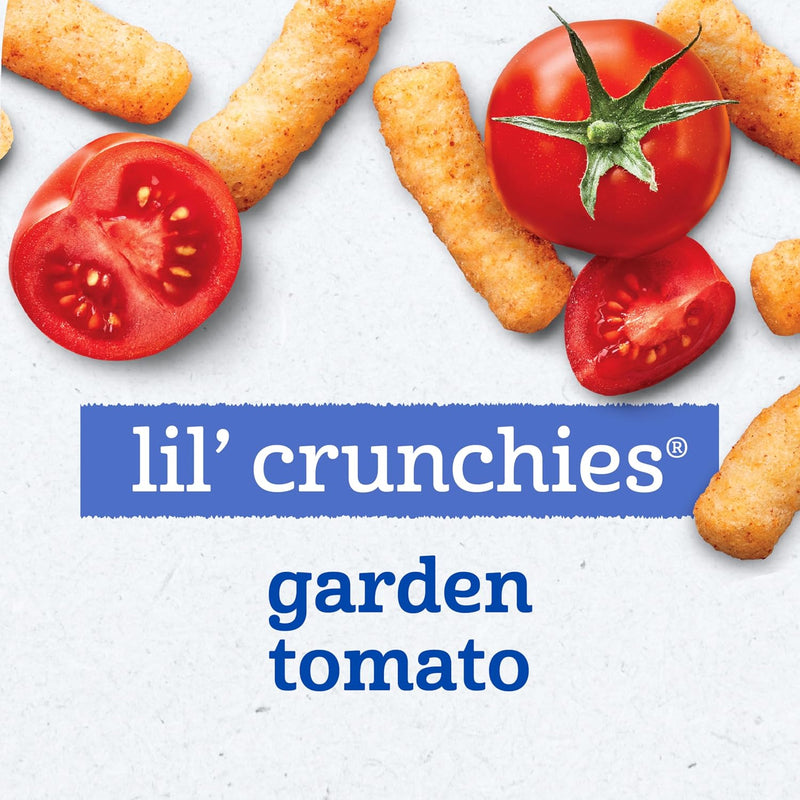 Gerber Stage 3 Garden Tomato Lil Crunchies Snack, 1.48 Oz, 6 Pack
