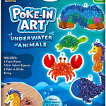Skillmatics Poke-in Art – Underwater Animals, Wood Craft Kit, Gift for Kids | DIY Mess-Free Fun, Sea Animals, Fine Motor Skills, Screen-Free, Travel Activity, Boys & Girls Ages 4, 5, 6, 7, 8, 9