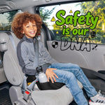 Diono Solana, No Latch, Pack of 2 Backless Booster Car Seats, Lightweight, Machine Washable Covers, Cup Holders, Black