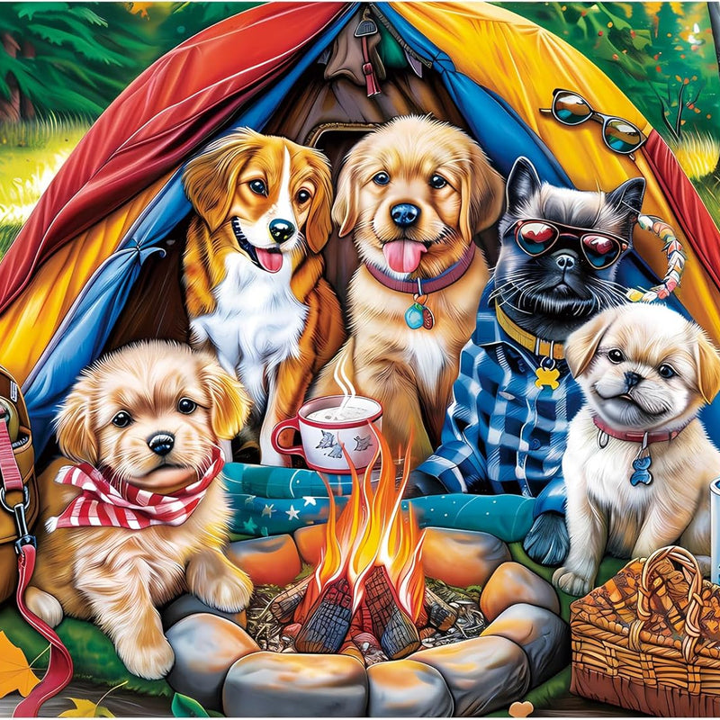 300 Pieces Puzzle for Adults | Beach House Puzzle | Recycled Cardboard Large Piece Jigsaw Puzzles 300 Pieces | Challenging Game Home Decor Birthday Party Gift Toy for Adults Kids Seniors 20.5*15 inch