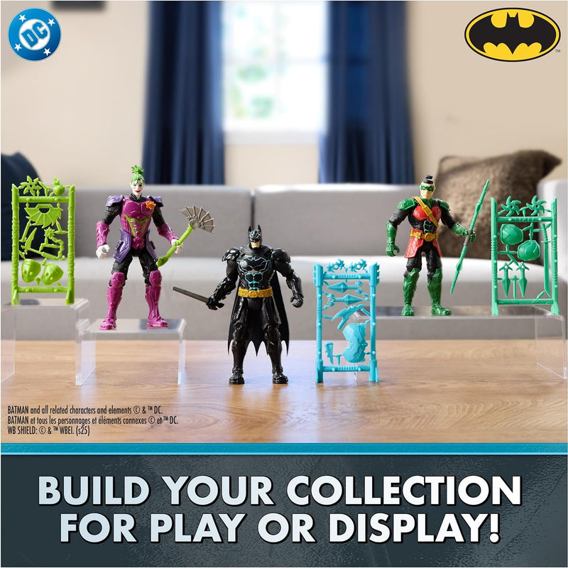 DC Comics, Batman Ninja Strike 6" 3-Pack Battle Set Action Figures with Pop-Out Ninja Accessories, Super Hero Kids Toys for Boys and Girls Ages 3 & Up