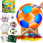 Paint Your Own Moon Lamp Kit, 3D Moon Night Light, Crafts for Kids Age 4-12 | Arts and crafts kit for kids ages 8-12, space art supplies, birthday gifts for boys and girls 4-12, kids painting kit