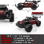 bluejay 1:12 2.4ghz high speed rc monster truck with led headlights and rechargeable battery