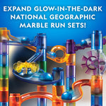National Geographic 95-Piece Marble Run Kit with Motorized Elevator and 20 Marbles STEM Toy for Kids