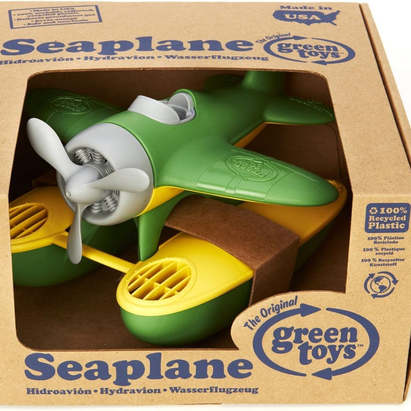 Green Toys Seaplane in Green Color - Bpa Free, Phthalate Free Floatplane for Improving Pincers Grip. Toys and Games