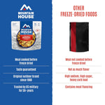 Mountain House Freeze-Dried Breakfast Entree | Backpacking Meals for Camping and Hiking, 4 Servings, 30-Year Shelf-Life, 2-Pack