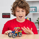 K'NEX Adventure Wheels Building Set - 480 Pieces STEM Building Set for Kids Age 7+ with Real Moving Parts