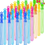JOYIN 24 Pack 14.6'' Big Bubble Wands for Summer Toy, Outdoor/Indoor Activity Use, Bubbles Party Favors Supplies for Kids