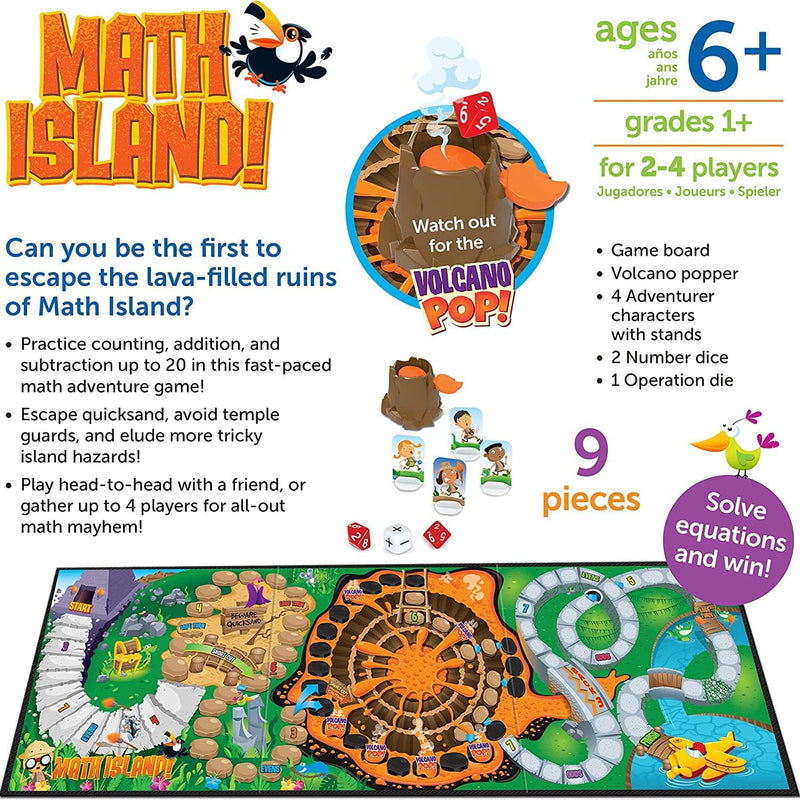 Learning Resources Math Island Addition & Subtraction Game for Kids
