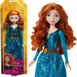 Mattel Disney Princess Merida Doll in Sparkling Fashion with Removable Skirt, Tiara and Shoes, Posable & Collectible, Inspired by Brave Movie