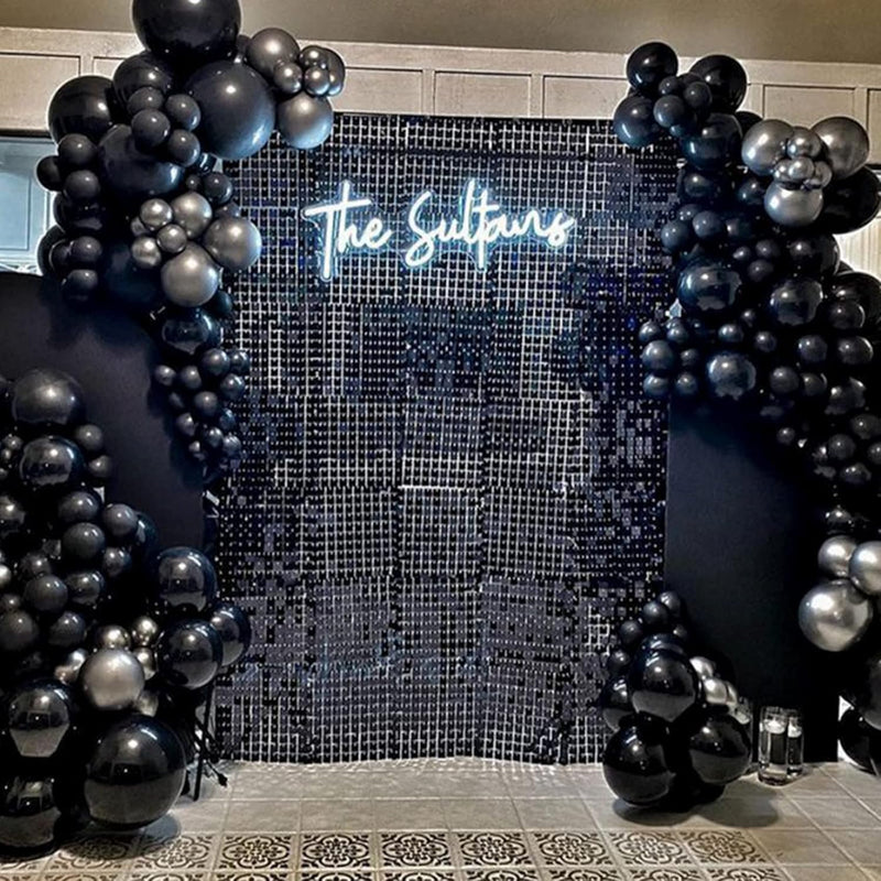 Black Balloon Arch Kit 140 pcs Different Sizes 18 12 10 5 Inch Party Decorations