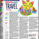 MAGNA-TILES microMAGS Travel Set Deluxe 55-Piece Magnetic Construction Set, The Original Magnetic Building Brand