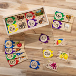 Melissa & Doug Self-Correcting Alphabet Wooden Puzzles for Kids Ages 4+