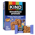 KIND PB Banana Dark Choc Protein Breakfast Bar 6 Count, 10.58 OZ