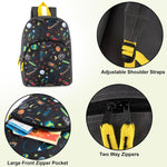 Trail maker 15 Inch Kids Backpacks for Boys & Girls | Preschool, Kindergarten, Elementary School Backpacks with Adjustable, Padded Straps (Stellar Space)